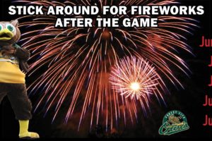 Fireworks and Cherry Bounce Festival on Saturday, June the 19th