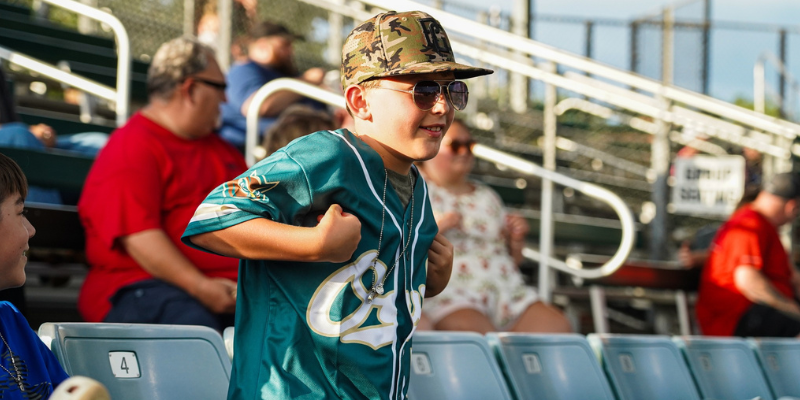 Fans enjoying a Forest City Owls game